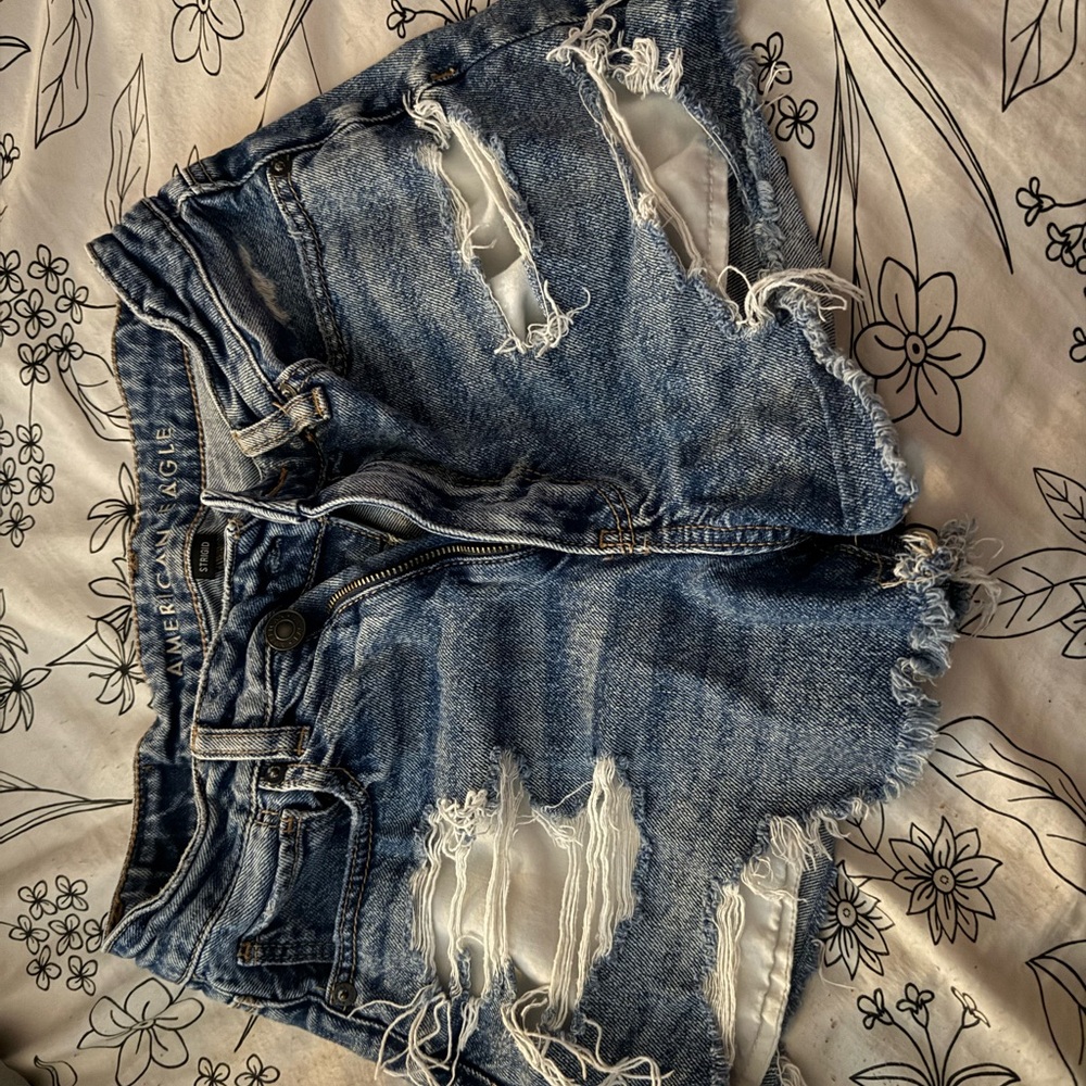 American Eagle Outfitters Blue Denim Shorts